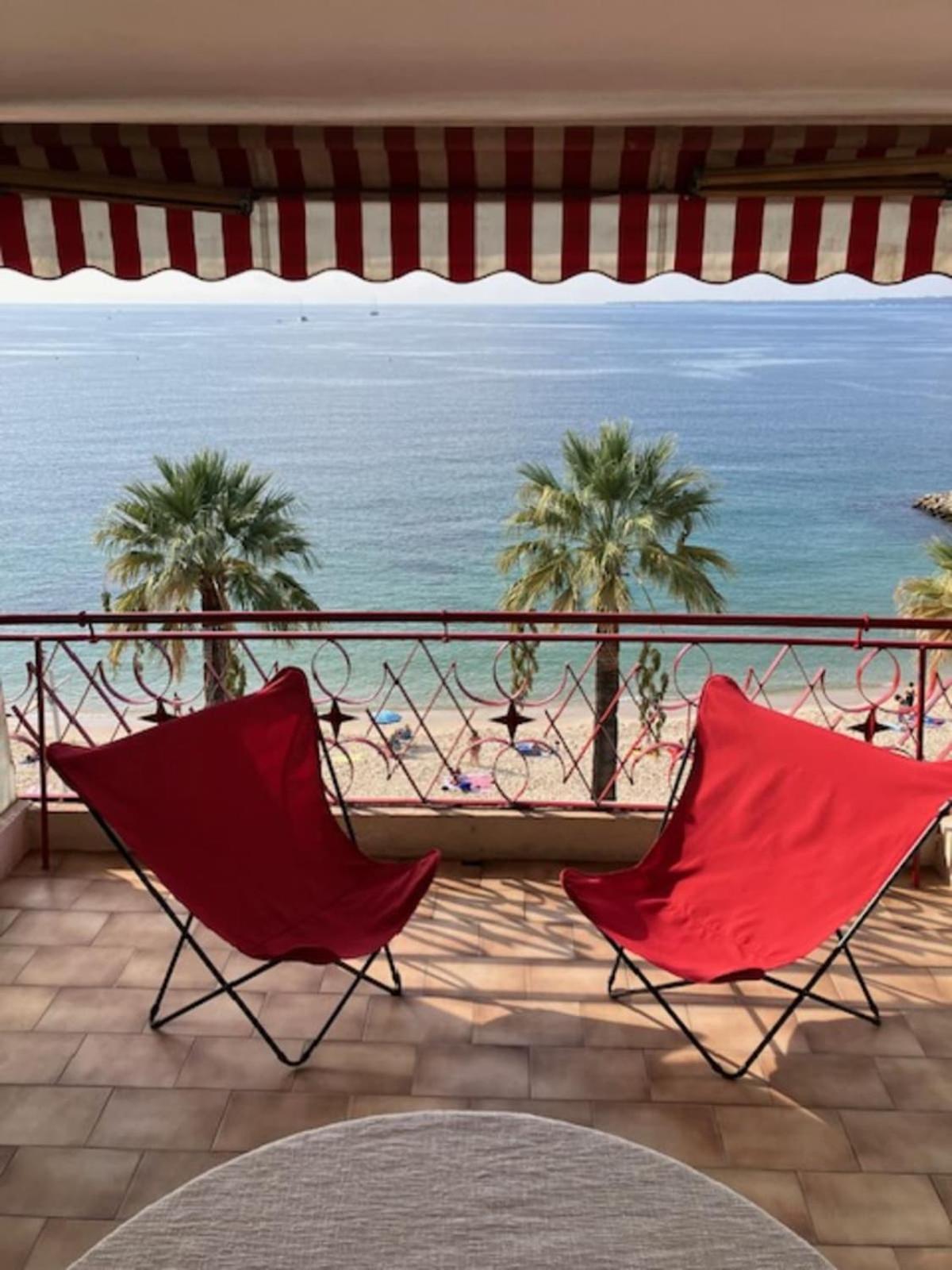 Studio 29 M With Terrace And View On The Beach Antibes Kültér fotó